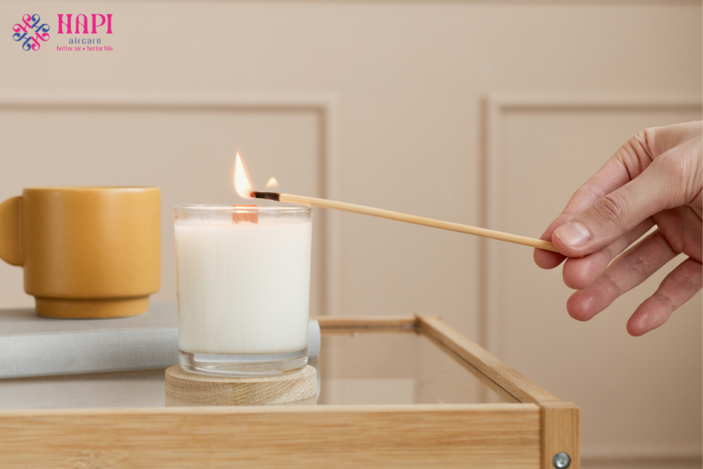 Vì sao nến thơm cháy không đều, khói đen và nhanh hết mùi? 1 Vì Sao Nến Thơm Cháy Không đều, Khói đen Và Nhanh Hết Mùi